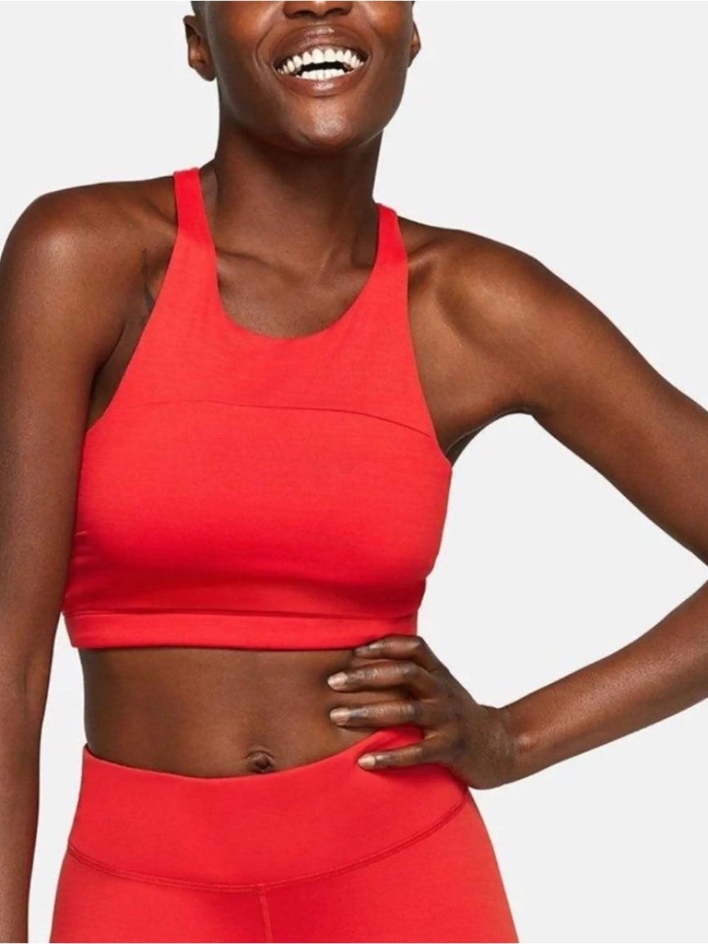 Outdoor Voices TechSweat Crop Sportsbra - Scarlett Red